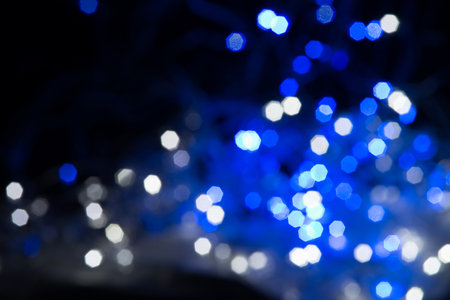 Closeup beauty bright white color twinkle glittery glint bling dust glitz dot greet card copyspace...