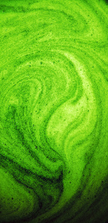 Close up macro bright light wet thick healthy sweet air round circle spiral spot stain drink meal...