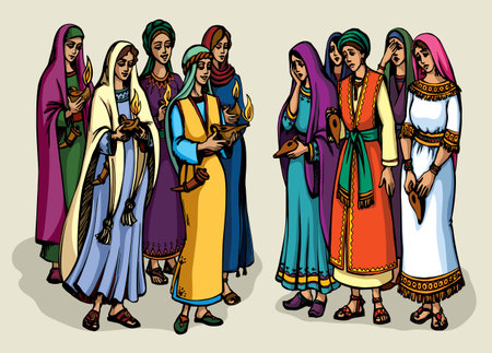 Joy happy jew arab shawl cloth smile lady face look king god lord Jesus Christ old retro art sketch. Dark black hand drawn rural sleep wake 10 sad fool rustic crowd care faith hope teach wait midnightのイラスト素材