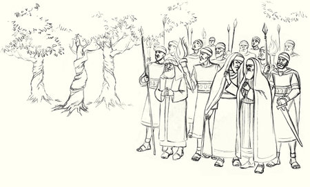 Holy age jew male belief tradit rabbi cloth lead natur olive plant park forest. Hand drawn line armour iranian evil leader minist judge iran retro high cathol story art sketch symbolの写真素材