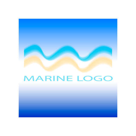 Illustration of a wave. Abstract wave. Vector illustration.のイラスト素材