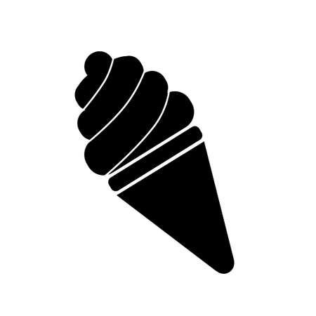 Logo ice cream.のイラスト素材