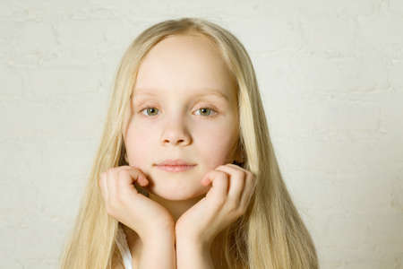 Face of girl close-up