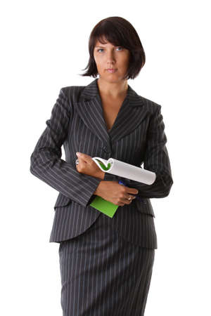 young attractive business womanの写真素材