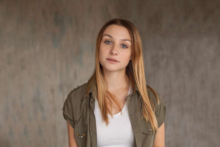 Beautiful Female Model Portraitの写真素材