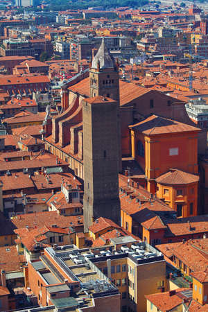 Cityscape of Bologna Italy. Bologna landmarksの写真素材