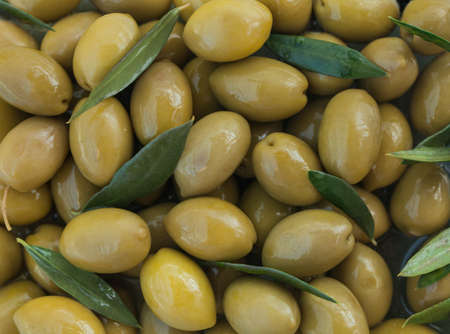 Authentic organic food. Olives Italian delishesの写真素材