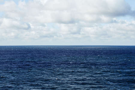 Blue Sky with clouds. Sea nature conceptの写真素材