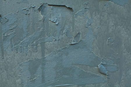 Old blue textures wall background. Perfect background with space.の写真素材
