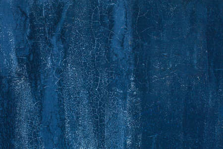 Old dark blue textures wall background. Perfect background with space.