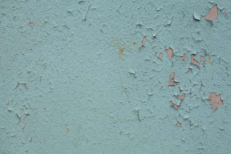 Old blue textures wallの写真素材