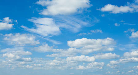 Beautiful landscape with clouds on skyの写真素材