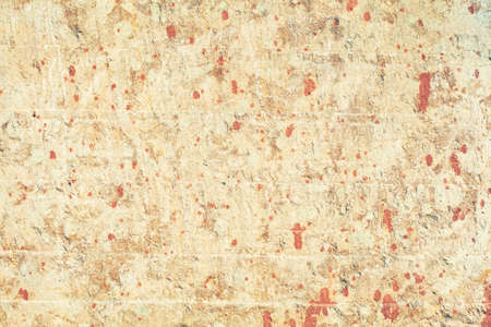 Old textures wall background with red paint stain. Perfect background with space.の写真素材