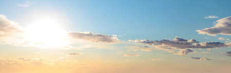 Blue sky clouds