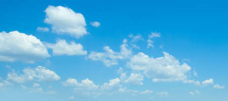 Fluffy Clouds In Blue Sky. Background From Clouds.