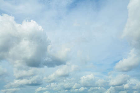 Fluffy Clouds In Blue Sky. Background From Clouds.