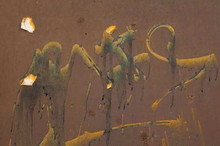 Abstract rusty scribbled iron background