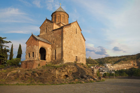 The Virgin Mary Assumption Church of Metekhi in Tbilisi
