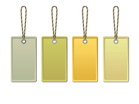 Set leiba with cord with space for textのイラスト素材