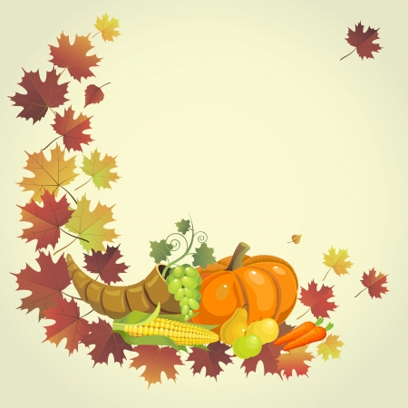  illustration of thanksgiving day backgroundのイラスト素材