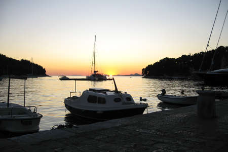 dubrovnik croatia sea viewの写真素材