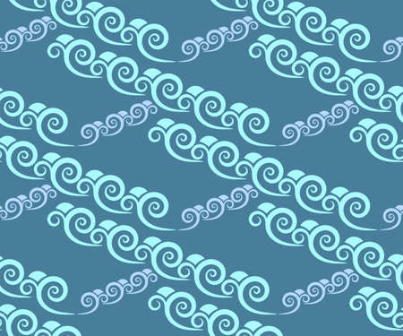 Vector ornamental hand drawing decorative background. Ethnic seamless pattern ornament. Vector pattern.のイラスト素材