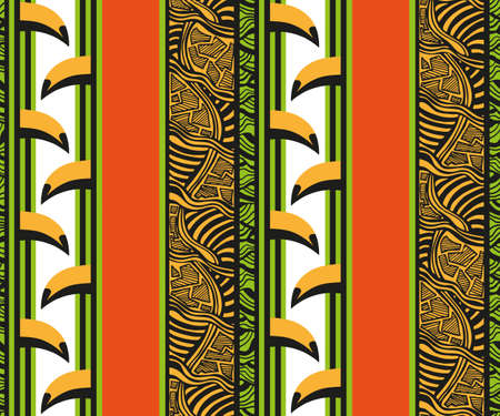 Vector ornamental hand drawing decorative background. Ethnic seamless pattern ornament. Vector pattern.のイラスト素材