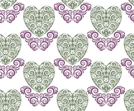 flowers seamless patern. Hand drawn ink illustration. Wallpaper or fabric design. Vector pattern.