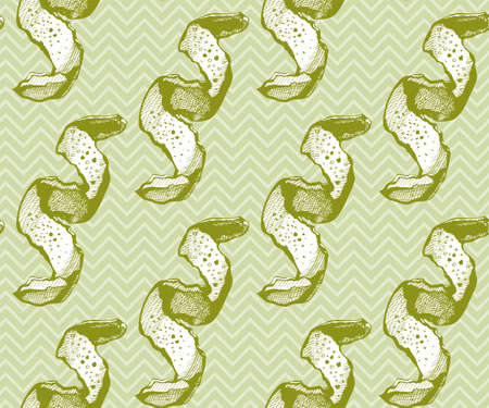 Vector background with hand drawn herbs and spices. Hand drawn ink illustration. Organic and fresh spices illustrationのイラスト素材