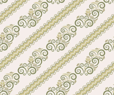 Vector ornamental hand drawing decorative background. Ethnic seamless pattern ornament. Vector pattern. Print for textile, cloth, wallpaper, scrapbookingのイラスト素材