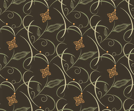 ornamental hand drawing decorative background. Ethnic seamless pattern ornament.のイラスト素材