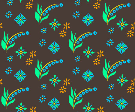 Vector ornamental hand drawing decorative background. Ethnic seamless pattern ornament. Vector...