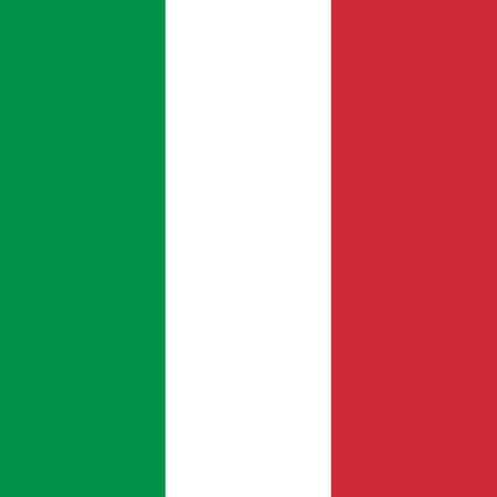 Italy Flag. Official colors and proportion correctly. National Flag of Italy. National Flag of Italy vector illustration. National Flag of Italy vector background. Italyan.のイラスト素材