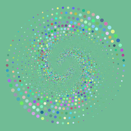 Colorful abstract dotted vector on background. Halftone effect. Abstract vector dotted with blurred effect. Vector illustrationのイラスト素材