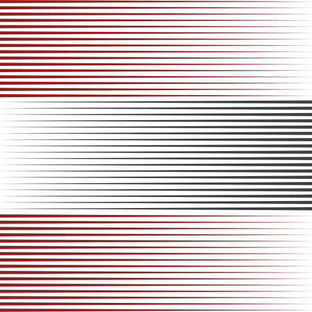 Line halftone pattern with gradient effect. Horizontal lines in black and white. Template for backgrounds and stylized textures.のイラスト素材