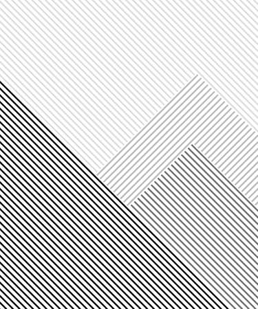 Halftone bitmap lines retro background Black and Whiteのイラスト素材