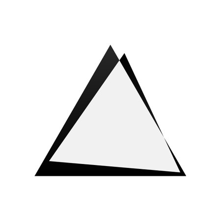 Abstract simple triangles background for business templateのイラスト素材