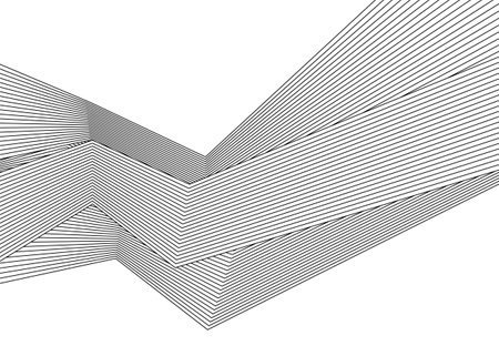 Halftone bitmap lines retro background Black and White. optical art wavy background. abstract waves...