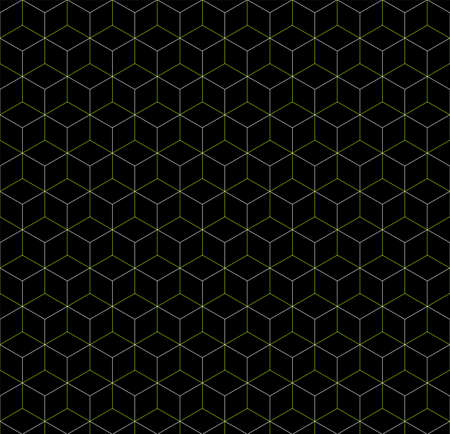 sacred geometry grid graphic deco hexagon patternのイラスト素材