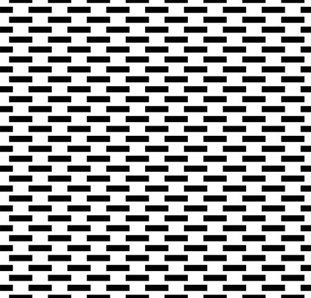Seamless abstract geometric black and white pattern with rectangles.のイラスト素材