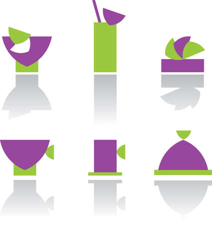 Cookware iconsのイラスト素材