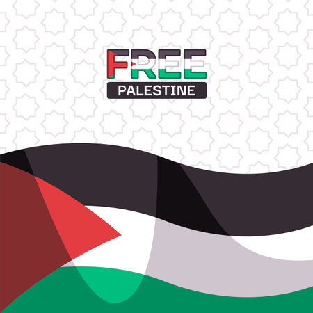 free palestine pray save gaza freedom stop war protest human rights conflictのイラスト素材