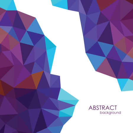 Polygonal abstract background. Vector illustration.のイラスト素材