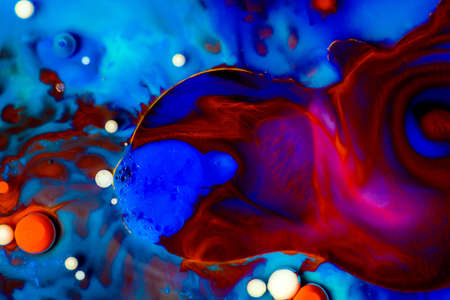 Abstract texture paint background. Abstract blue. Colorful gradient colors. Paint bubbles abstract.の写真素材