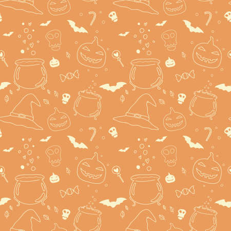 Seamless pattern for Halloween.のイラスト素材