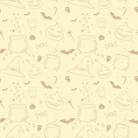 Seamless pattern for Halloween.のイラスト素材