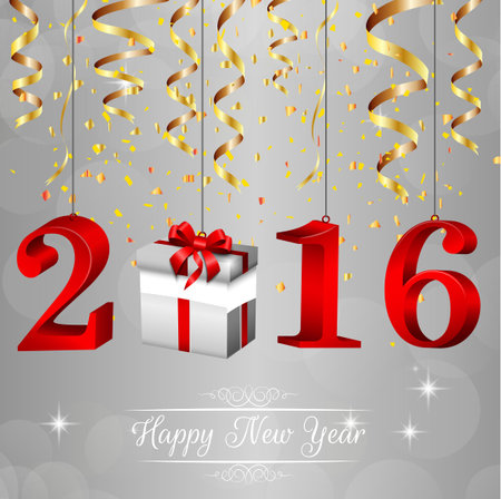 Happy New Year 2016 background