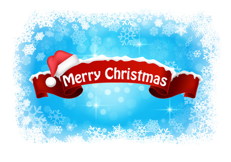 Merry christmas abstract background bannerのイラスト素材