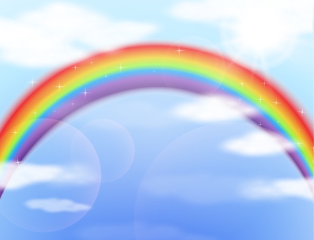 Rainbow backgroundのイラスト素材