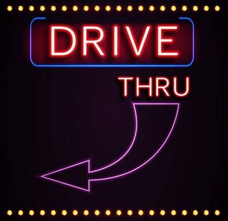 Retro signboard backgroundの写真素材